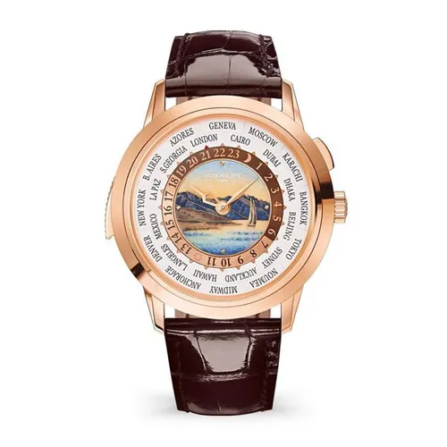 Đồng Hồ Nam Patek Philippe Grand Complications 5531R-012 Minute Repeater World Time Màu Nâu