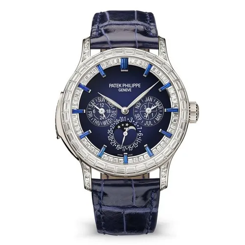 Đồng Hồ Nam Patek Philippe Grand Complications Self-Winding 5374/300P-001 Platinum  Màu Xanh Lam