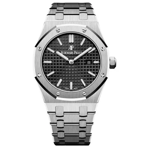 Đồng Hồ Nữ Audemars Piguet Royal Oak Black Dial 33mm 67650ST.OO.1261ST.01 Màu Bạc