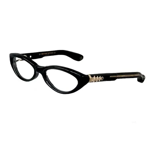 Kính Mắt Cận Chrome Hearts Blaster A BK 18KGP Màu Đen