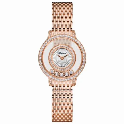 Đồng Hồ Nữ Chopard Happy Diamonds 209411-5001 Icons 28.5mm Màu Vàng Hồng
