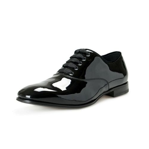 Giày Tây Nam Salvatore Ferragamo Leather Oxfords Màu Đen Size 7.5