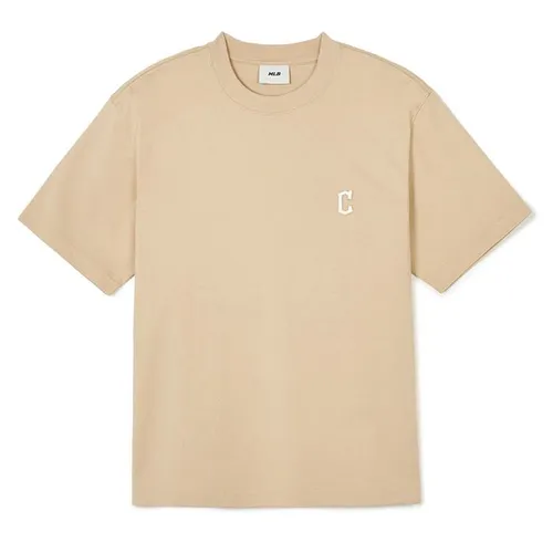 Áo Phông MLB Cleveland Guardians 3ATSB1143-45BGL Tshirt Màu Be Size S