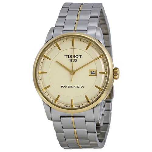 Đồng Hồ Nam Tissot Powermatic 80 Ivory Dial Men's Watch T0864072226100 Màu Bạc