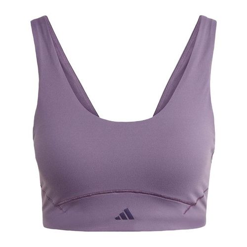 Áo Ngực Thể Thao Nữ Adidas Coreflow Luxe Studio Medium Support Bra IJ5799 Màu Tím Size AXSB
