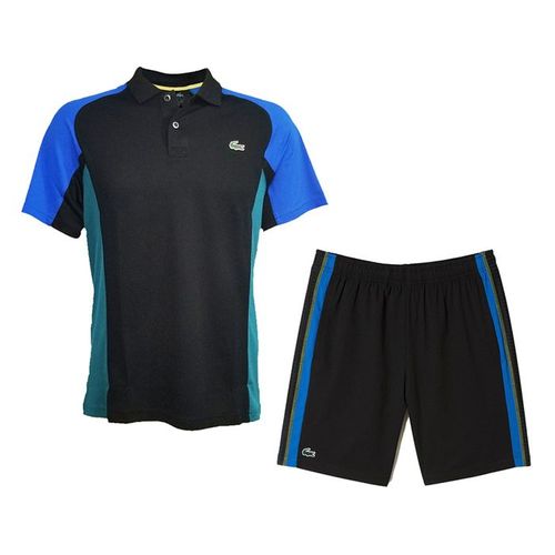 Bộ Thể Thao Nam Lacoste Men's Sport Thermo Regulating Piqué Tennis Màu Xanh Đen Size 5