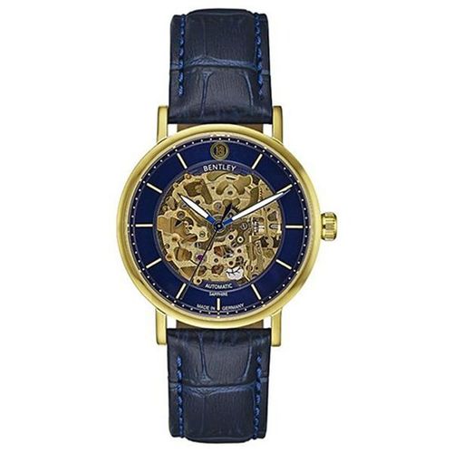 Đồng Hồ Nam Bentley Skeleton BL1833-15MKNN-AMK-GL-X Màu Xanh Vàng