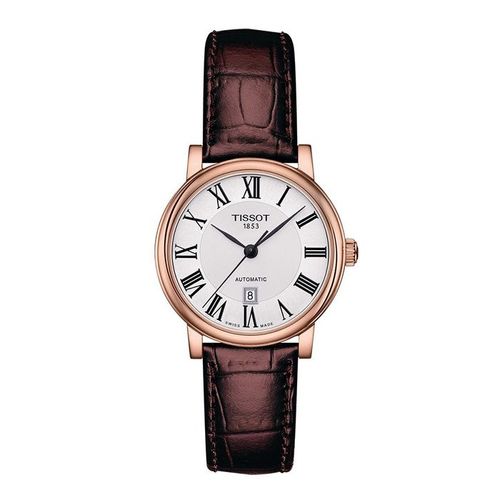 Đồng Hồ Nữ Tissot Carson Premium Automatic Lady T122.207.36.033.00 Màu Nâu