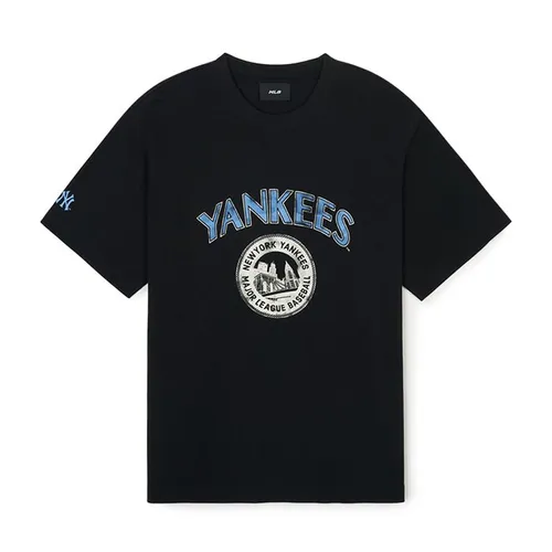 Áo Phông MLB Short-Sleeved T-Shirt Depicting City Life 3ATSN0143-50BKS Màu Đen Size L