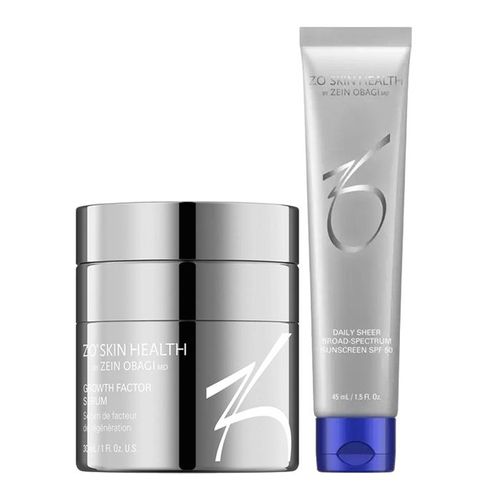 Combo Serum Zo Skin Health Growth Factor 30ml + Kem Chống Nắng Daily Sheer SPF 50 45ml