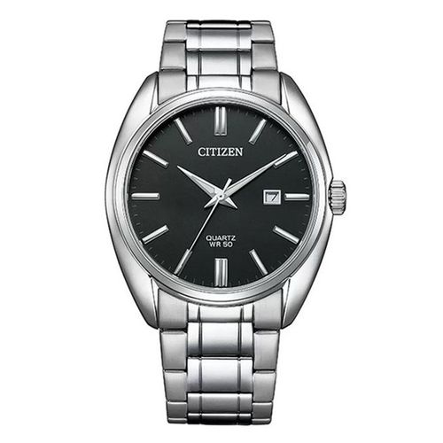 Đồng Hồ Nam Citizen Quartz BI5100-58E Màu Bạc Đen