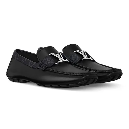 Giày Nam Louis Vuitton LV  Monte Carlo Moccasin Màu Đen Size 41