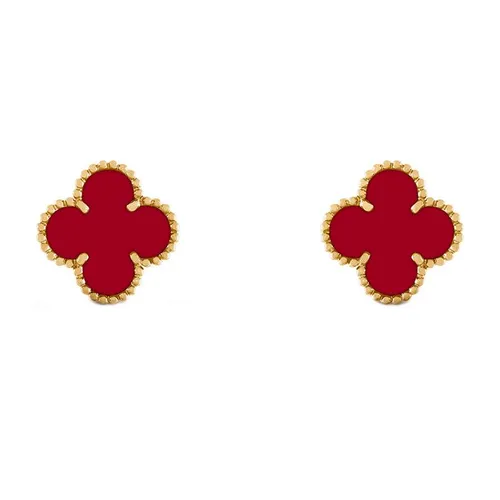 Khuyên Tai Nữ Van Cleef & Arpels Sweet Alhambra Earrings VCARD40400 Màu Vàng Hồng