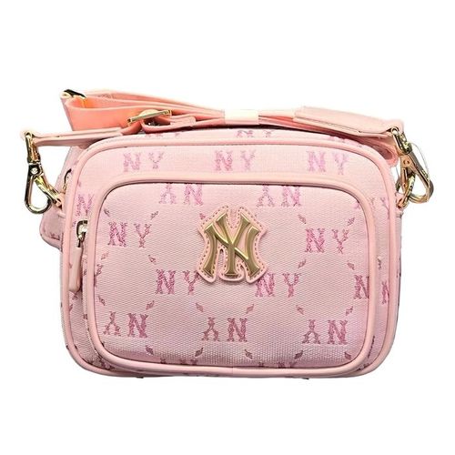 Túi Đeo Chéo Nữ MLB Monogram Jacquard New York Yankees Pink 7ACRMDA4- 50PKL Màu Hồng