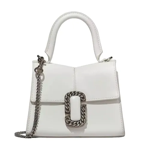 Túi Xách Tay Nữ Marc Jacobs The St. Marc Mini Top Handle 2P3HSC004H01 Màu Trắng