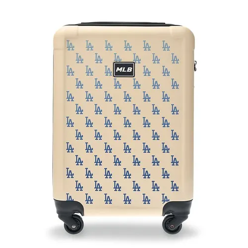 Vali MLB Classic Monogram LA Dodger 3AHH0014N-07CRS Màu Trắng Kem Size 22