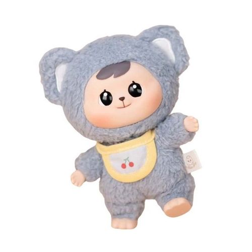 Móc Khóa CQTOYS Bao-ao Cuddle Series Plush Dolls Unopened Blind Box Màu Xám
