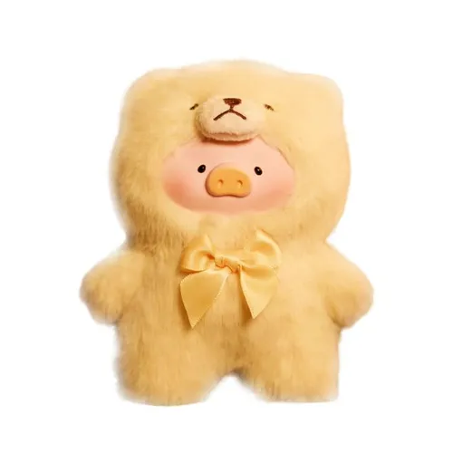 Móc Khóa Gấu Bông ToyZeroPlus Teddy Lulu The Piggy Màu Vàng