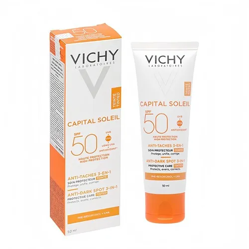 Kem Chống Nắng Vichy Ideal Soleil Anti Dark Spots 3in1 SPF50+ 50ml