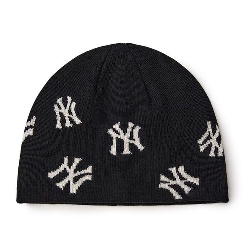Mũ Len MLB Megagram Norip Beanie New York Yankees 3ABNBM346-50BKS Màu Đen