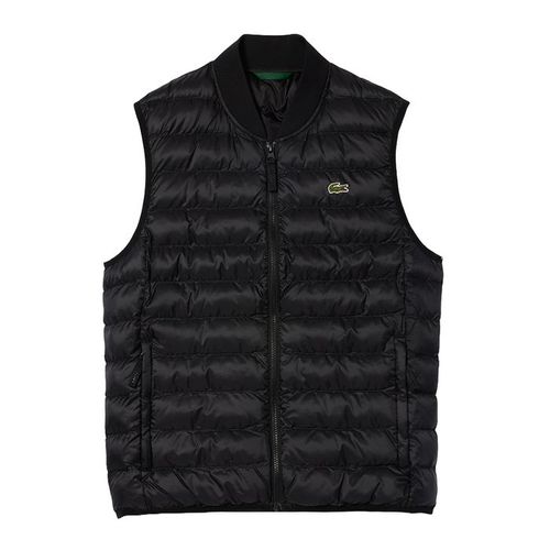 Áo Khoác Phao Nam Lacoste Padded Water-Repellent Vest Black BH0537 031 Màu Đen Size 50