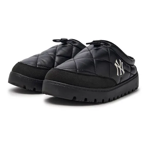 Giày Lười MLB Plush Quilting Mule New York Yankees 3AWBQWM46-50BKS Màu Đen Size 240