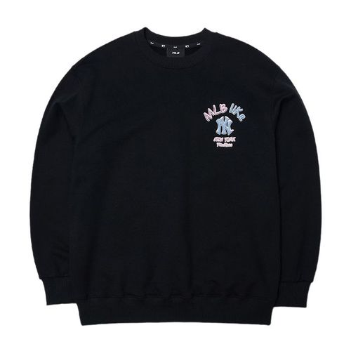 Áo Nỉ Sweater MLB Like Ice Back Graphic New York Yankees 3AMTL5116-50BKS Màu Đen Size S