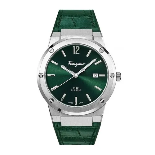 Đồng Hồ Nam Salvatore Ferragamo F-80 Classic Watch SFDT00119 Màu Xanh Lá N-HM