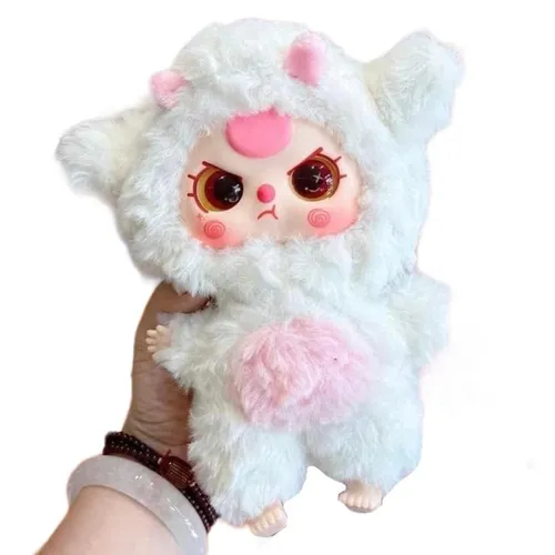 Móc Khóa Baby Three V3 Animal Party Big Cute Plush Series Màu Trắng