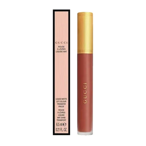Son Kem Lì Gucci Rouge Liquid Matte 505 Janet Rust Màu Đỏ Đất