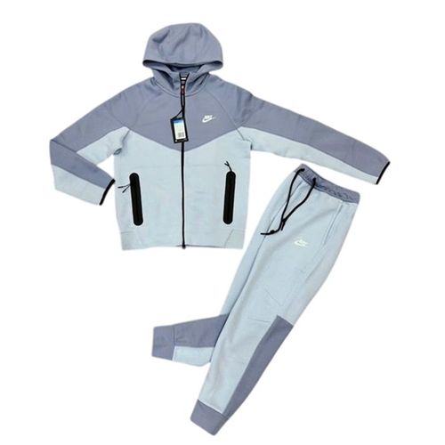 Bộ Quần Áo Nỉ Nam Nike Tech Fleece Hoodie And Jogger Set FB7922-440 / FB8003-440 Màu Xanh Nhạt Size XXL (Form Á)