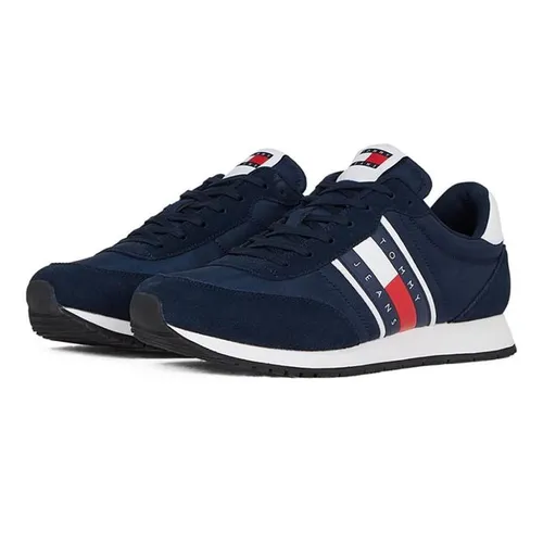 Giày Thể Thao Nam Tommy Hilfiger Runner Casual Essentials EM0EM01351_BLC1G Màu Xanh Than Size 43
