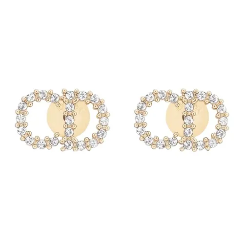 Khuyên Tai Nữ Dior Clair D Lune Earrings E1715CDLCY D301 Màu Vàng Gold