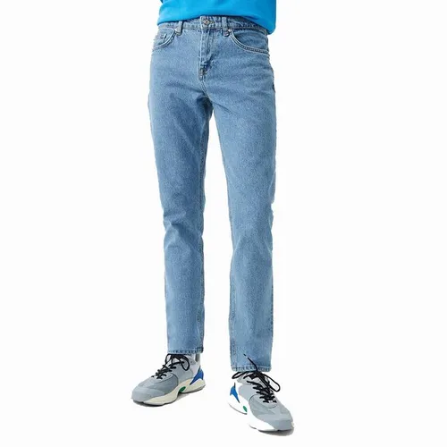 Quần Jean Nam Lacoste Slim Fit Stretch Cotton Denim HH2704 MKU Màu Xanh Denim