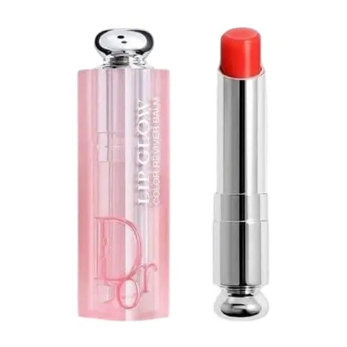 Son Dưỡng Dior Addict Lip Glow 025 Seoul Scarlet Màu Đỏ Cam 3.2g (Bản Logo Hồng)
