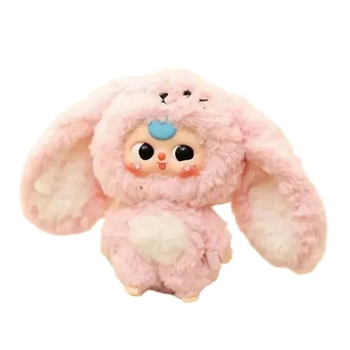 Búp Bê Baby Three V3 Check Card Blindbox Thỏ Màu Hồng