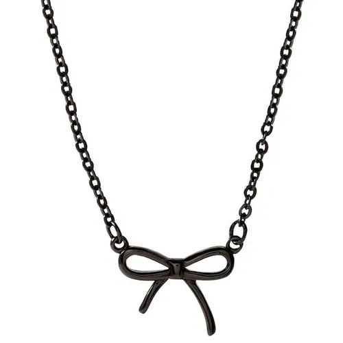 Dây Chuyền Nữ Lili Jewelry Choker Hình Nơ Đen Cute LILI_656717 Màu Đen