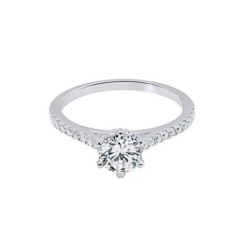 Nhẫn Nữ Morina Lumière N1048 Màu Vàng Trắng