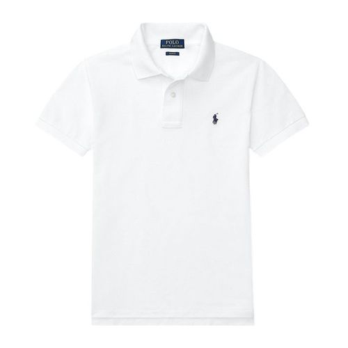 Áo Polo Trẻ Em Ralph Lauren Detailed Short-Sleeved Polo Shirt 323547926002 Màu Trắng Size L