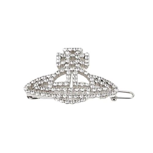 Kẹp Tóc Vivienne Westwood Annalisa Hair Clip Màu Bạc