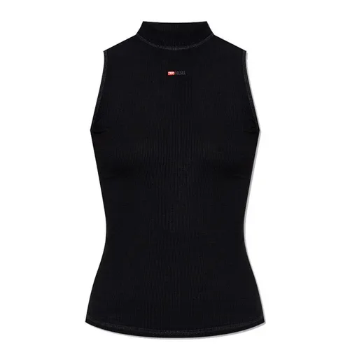 Áo Ba Lỗ Nữ Diesel Top T-Mokky-Sl-Microdiv A10397 0BLAN 9XX Màu Đen Size M