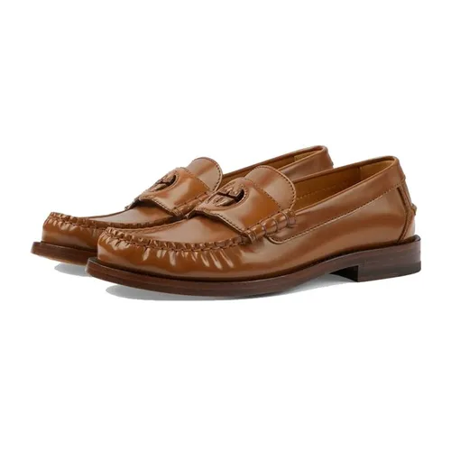 Giày Lười Nam Gucci Interlocking G Loafers Brown 738676 17X00 2535 Màu Nâu Size 36.5