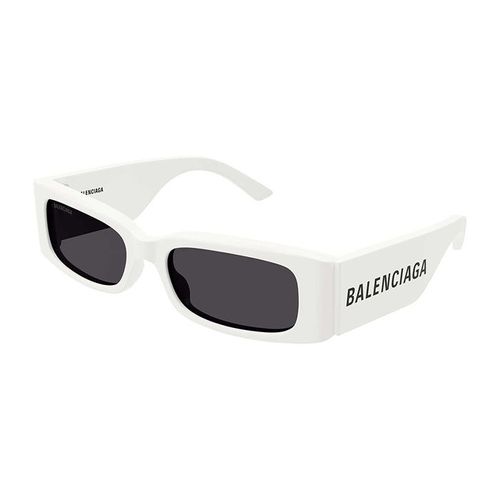 Kính Mát Unisex Balenciaga BB0260S 003 Grey Lenses Sunglasses Màu Trắng Xám