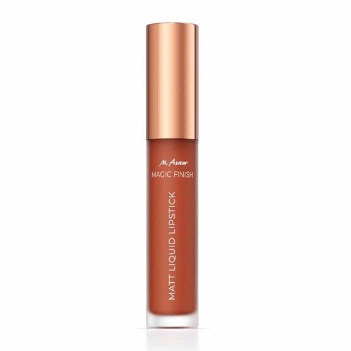 Son Kem Lì M. Asam Magic Finish Matt Liquid Lipstick Chestnut Màu Nâu Hạt Dẻ 4ml