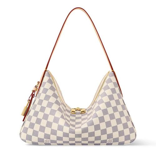 Túi Đeo Vai Nữ Louis Vuitton LV Slouchy PM Bag N00116 Màu Be