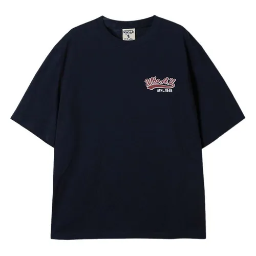 Áo Phông WHOAU Steve Back Graphic WHRPF2452U Tshirt Màu Xanh Navy Size M