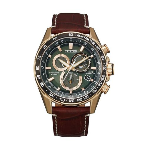 Đồng Hồ Nam Citizen Eco-Drive CB5919-00X Perpetual Calendar Chronograph Màu Xanh Nâu