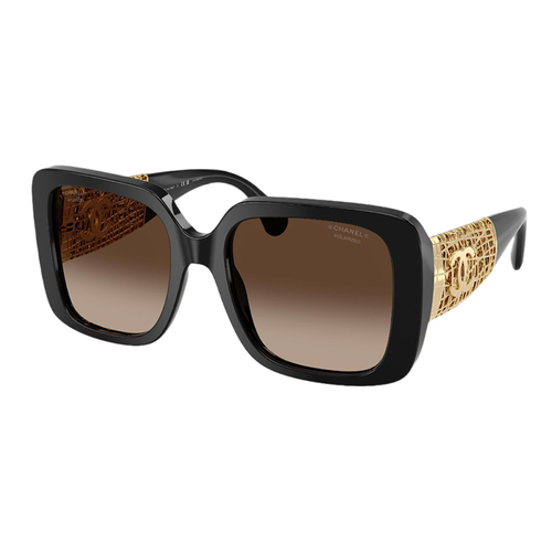 Kính Mắt Nữ Chanel Sunglasses CH5532 C622S9 Màu Nâu Đen