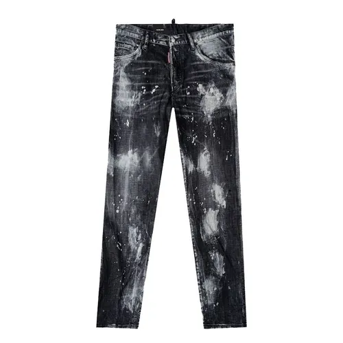 Quần Jean Nam Dsquared2 Black Τide Skater Fit S71LB1283 S30357 900 Màu Đen Size 52