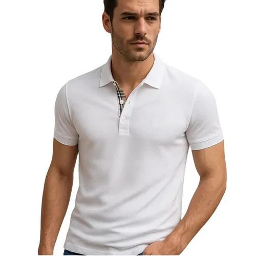 Áo Polo Nam Burberry BU1001006 Màu Trắng Size XL